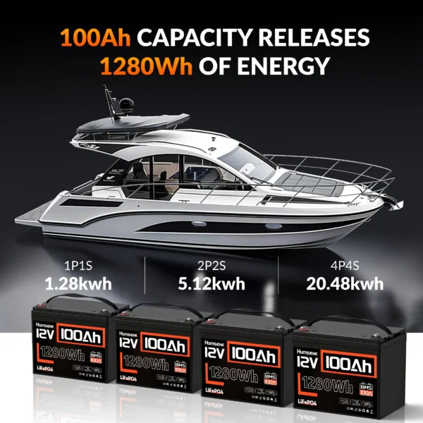 Humsienk 100Ah 12V LiFePO4 Battery - Image 5